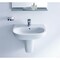 Duravit Bath Sink w/1 Hole Drlld/Ovrflow, 17-1/4" 07054500002 - alternate 2